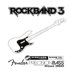 Mad Catz ROCKBAND 3 User's Manual