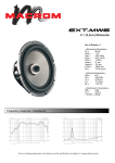 Macrom Midwoofer EXT.MW6 User's Manual