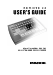 Mackie HDR24/96 User's Manual