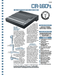 Mackie 16X2 User's Manual