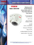 Mace CAM67CIR User's Manual