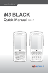 M3 Mobile M3 Black Quick Manual