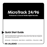 M-Audio DVR 24/96 User's Manual