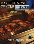 Lynx Professional Grills L27-2 User's Manual