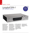 Lyngdorf Audio PREMIOS CEC2008 User's Manual