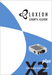 Luxeon AV-X2Plus User's Manual