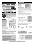 Lux Products TX500 (discontinued) Instruction Manual