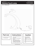 LumiSource AD-ELEMENT 3W User's Manual