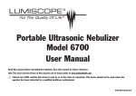 Lumiscope Respiratory Product 6700 User's Manual