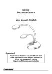 Lumens Technology DC170 User's Manual