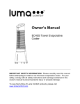 Luma Comfort Fan EC45S User's Manual