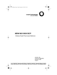 Lucent Technologies 9031DCP User's Manual