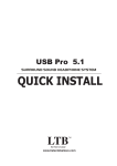 LTB Audio Systems 5.1 User's Manual