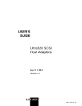 LSI Ultra320 SCSI User's Manual