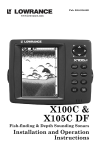 Lowrance electronic X100C User's Manual