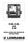 Lowrance electronic X-48 User's Manual