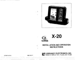 Lowrance electronic X-20 User's Manual