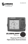 Lowrance electronic Mapping GPS Receiver User's Manual