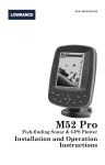 Lowrance electronic M52 Pro User's Manual