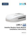 Lowrance electronic LWX-1 User's Manual
