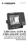 Lowrance electronic LMS-334c iGPS User's Manual