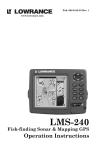 Lowrance electronic LMS-240 User's Manual