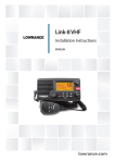 Lowrance electronic LINK-8VHF User's Manual