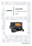 Lowrance electronic LINK-8VHF User's Manual