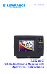 Lowrance electronic LCX-20C User's Manual