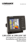 Lowrance electronic LMS-520C User's Manual