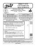 Louisville Tin and Stove DVCF403B-R User's Manual