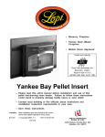 Lopi Yankee Bay Pellet Insert User's Manual