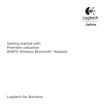 Logitech BH870 User's Manual