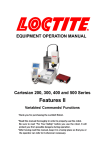 Loctite CARTESIAN 300 User's Manual