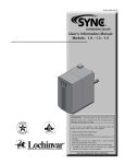 Lochinvar SYNO 1.5 User's Manual
