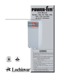 Lochinvar Power-fin 1302 User's Manual