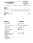 Lochinvar CW495-2066 User's Manual