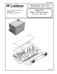 Lochinvar Copper-Fin CB986-2066 User's Manual