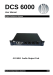 Listen Technologies Audio Output Unit AO 6004 User's Manual