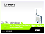 Linksys WRTSL54GS User's Manual