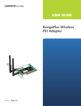 Linksys WMP110 User's Manual