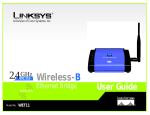 Linksys NULL WET11 User's Manual