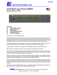 Link electronic 860-XL165V User's Manual