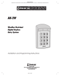Linear AK-2W User's Manual