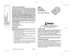 Linear LMT-1 User's Manual