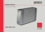 Lindy Personal Server 32454 User's Manual