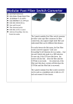 Lindy Modular Fast Fiber Switch Converter MT-RJ User's Manual