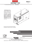 Lincoln Electric VANTAGE IM883-A User's Manual