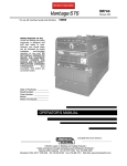 Lincoln Electric VANTAGE 575 User's Manual