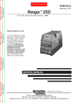 Lincoln Electric SVM150-A User's Manual